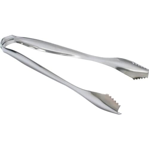 Mini Appetizers Tongs Serving Tongs Sugar Cube Ice Tongs, Stainless Steel Sawtooth Serving Tongs for BBQ Tea Coffee Bar