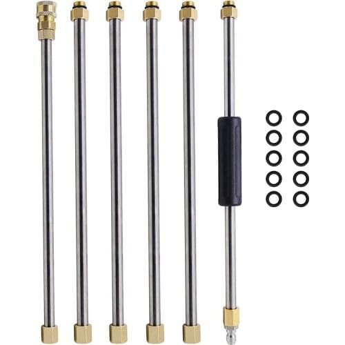 90 Inch Universal Wand Set Car Washing Pressure Washer Wand Extension, Replacement Lance Power Washer Lance 1/4 Inch Thread Quic