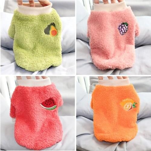 Dog Clothes Winter Warm Coat Classic Sweater Soft Costume Fleece Sweater Outfit For Small Dogs Chihuahua Jacket Coat Clothing