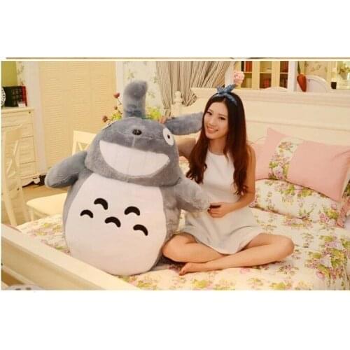 Huge plush lovely Totoro toy big stuffed laughing expression totoro doll gift about 120cm 0329