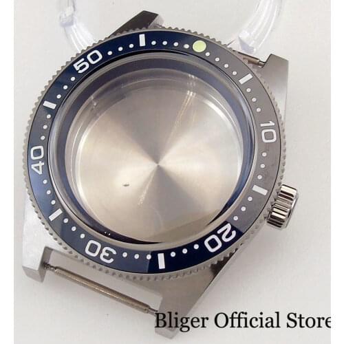 Fit NH35A NH36A New 62MAS Diving Automatic Watch Case 300M Water Proof Domed Sapphire Glass Rotating Bezel
