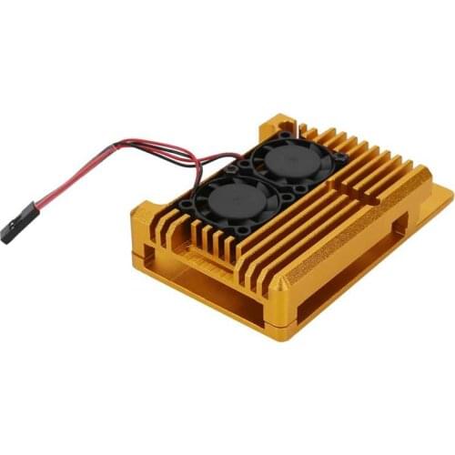 Enclosure Housing Durable Quick Heat Dissipation Aluminium Alloy High Harness Protective Shell Easy Installation for Raspberry