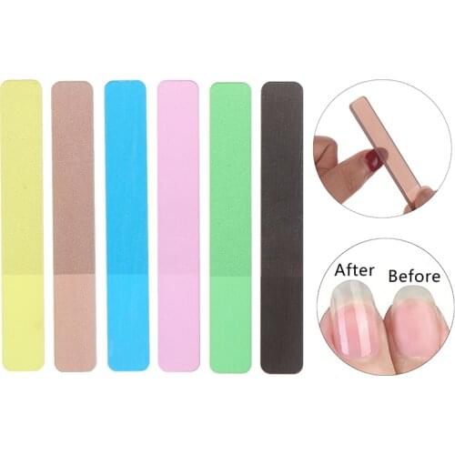 Professional Nano Glass Nail File Transparent Sanding Polishing Grinding Nail Art Manicure No Hurt To Body For Adult Baby
