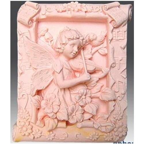 Music Angel Craft Art Silicone Soap mold Craft Molds DIY Handmade soap molds