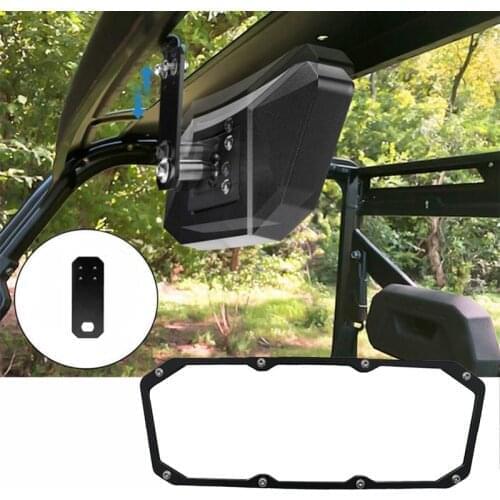 Universal ATV UTV Rear View Racing Mirror 11 Inch Wide Angle Center Mirror for Can Am Maverick X3 Commander