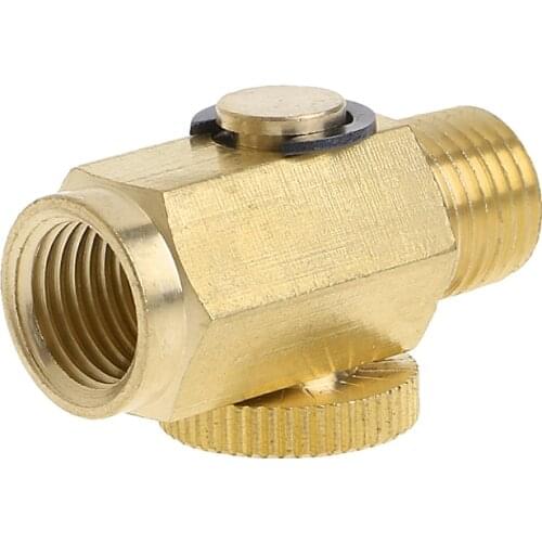 1/4'' NPT Brass Compressed Air Pressure ValveInline Regulator Solid Tool