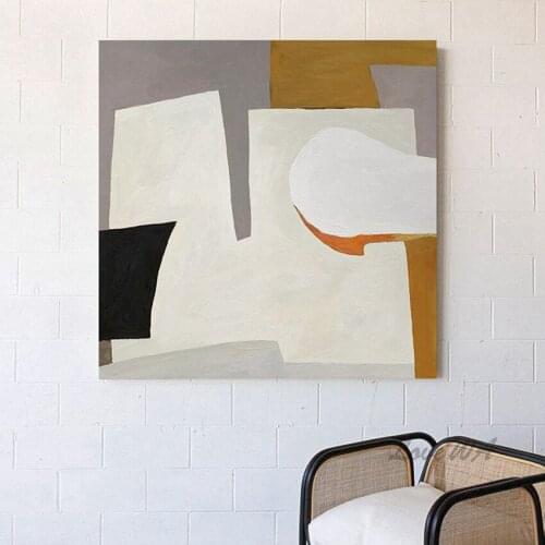 1 Panel Set Abstract Geometry Oil Paintings Canvas Wall Decorative Artwork Wall Picture Abstract Art For Home Entrance Wall