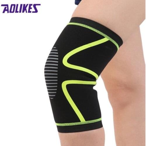 1 PCS Adjustment Knee-Length Elastic Basketball Volleyball Safety Knee Brace Pads Brace Knee Bracelet Knee Pads