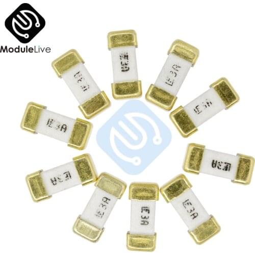 10PCS 1808 Littelfuse Fast Acting SMD SMT 3A 125V Surface Mount Fuse
