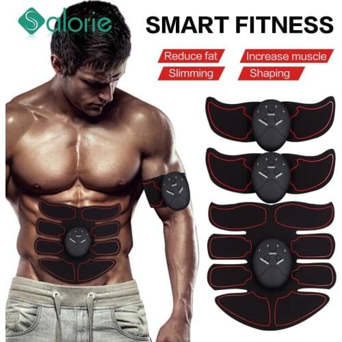 2/4/6/8pcs Wireless Hip Trainer Abdominal machine electric muscle stimulator ABS ems Trainer Body slimming Massage Belt Unisex