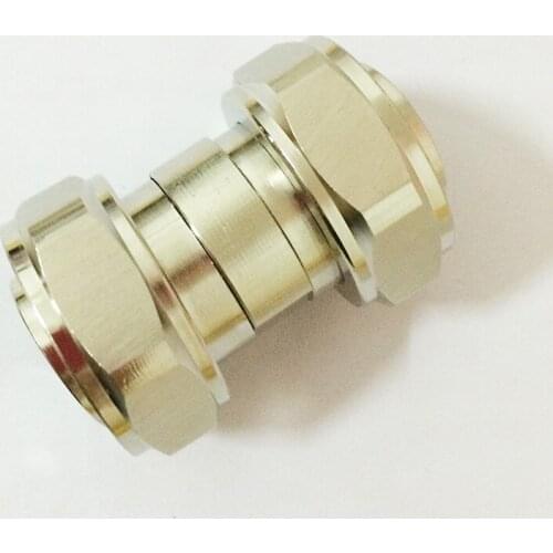 ALLISHOP 7/16 L29 DIN adapter male to male cable accessories flexiform cable plug straight RF coax adapter connectors terminals