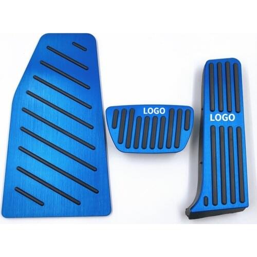 Aluminum Accelerator Gas Pedal Brake Pedal Non-Drilling Cover Footrest Pad For Toyota RAV4 RAV 4 XA50 2019 2020 2021 Accessories