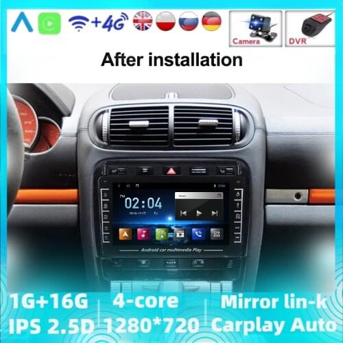 Navitree 1G 16G Android Auto Radio For Porsche Cayenne 2002-2010 Car Radio Multimedia Player GPS Navigation Stereo Have BT DVD
