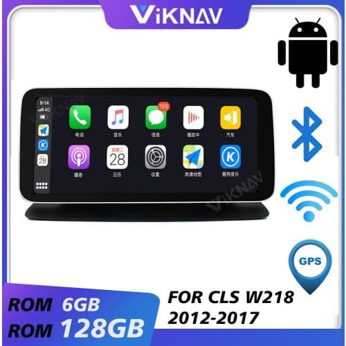 Car gps video multimedia player for Mercedes benz CLS W218 2012-2017 android auto radio car audio touch screen tape recorder