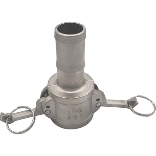 Stainless steel 304 quick coupler Type C DN15 DN20 DN25 DN32 DN40 DN50 DN65 Camlock Hose connector Fitting high pressure