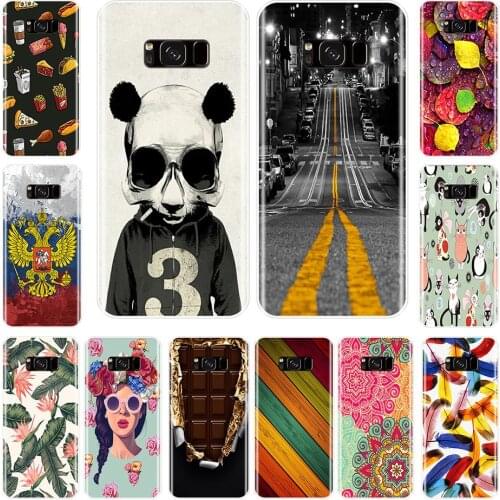 Phone Case For Samsung Galaxy S5 S6 S7 Edge S8 S9 Plus Silicone Art Landscapes Back Cover For Samsung Galaxy Note 4 5 8 9 Case