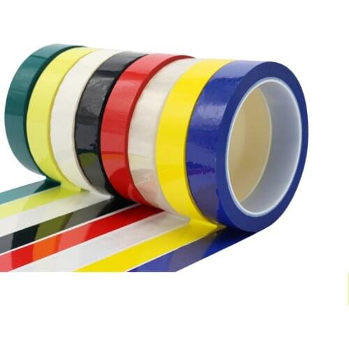 2PC Color Adhesive Insulation Mylar Tape High Temp Withstanding for Transformer Motor Electrical Insulation Wrapping 3mm/5mm/8mm
