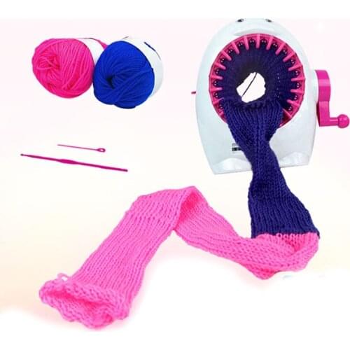 DIY Hand Sweater DIY Toy Girl Knitting Machine Weaver Creative Yarn Child Machine Knitted Sweater Knitting Creative DIY Toy
