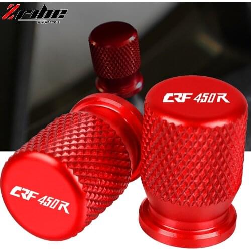 Wheel Tire Valve Stem Caps CNC Airtight Covers Aluminum Protector Accessories For Honda CRF450R CRF450RX CRF 450 R/RX 2007-2020