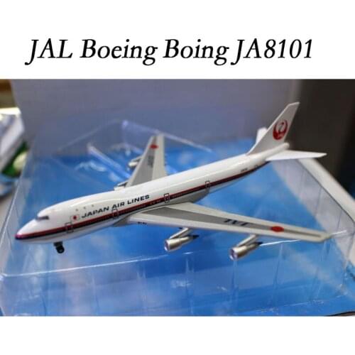 Diecast 1/400 Aircraft Model JAL Boeing JA8101 Japan JAL Airliner Alloy Simulation Decoration Static Display Mini Toys