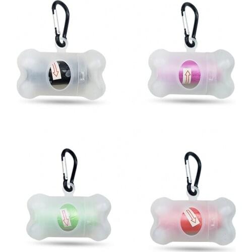 NEW Pet Dog Poop Bag Dispenser Waste Garbage Bags Carrier Holder Dispenser Poop Bags Set Pet Dog Waste Poop Bag