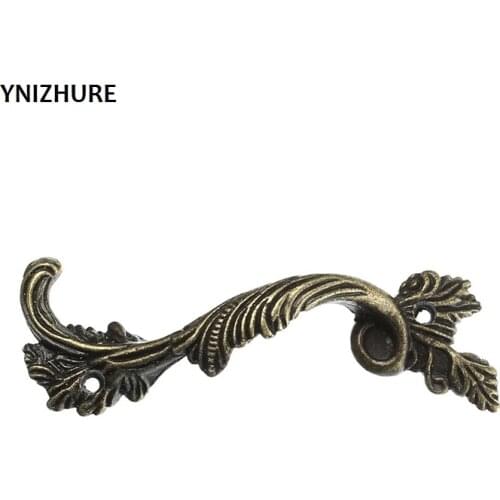 New arrived 128mm 10pcs antique drawer knobs small alloy handle retro metal hardware wholesale handle poignee porte