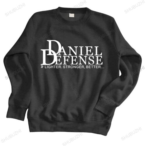 New arrived men hoodie autumn Daniel Defense LOGO FRUIT OF THE LOOM T-SHIR warm sweatshirt men hoody