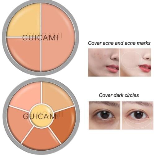 3/6 Colors Facial Concealer Palette Full Cover Moisturizing Concealer Cream Women Beauty Makeup Cosmetic Maquillaje TSLM1