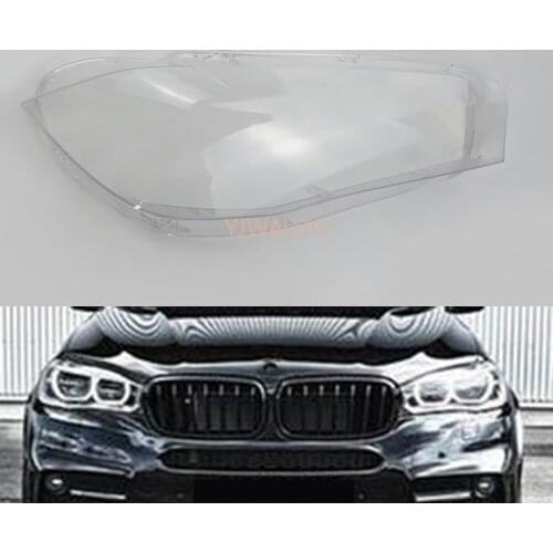 Headlight Lens For BMW X5 F15 X6 F16 2014 2015 2016 2017 Headlamp Cover Replacement Front Car Light Auto Shell