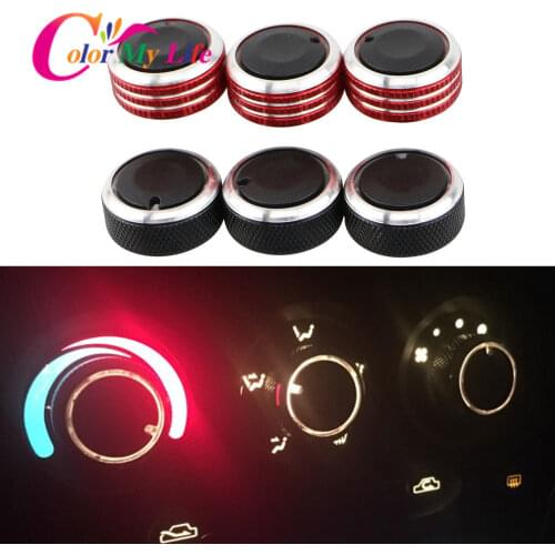 Color My Life Air Conditioning Heater Control Switch AC Knob Fit for Daewoo Matiz Chevrolet Joy Exclusive 98 Accessories