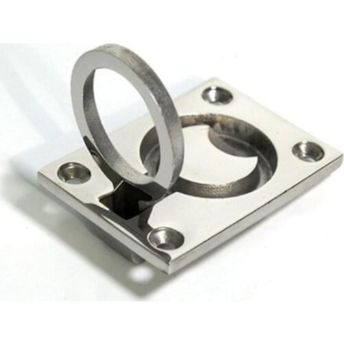 Durable Stainless Steel Marine Boat Deck Hatch Flush Pull Lift Handle Ring Door Knobs Handles Pull Ring for interior doors