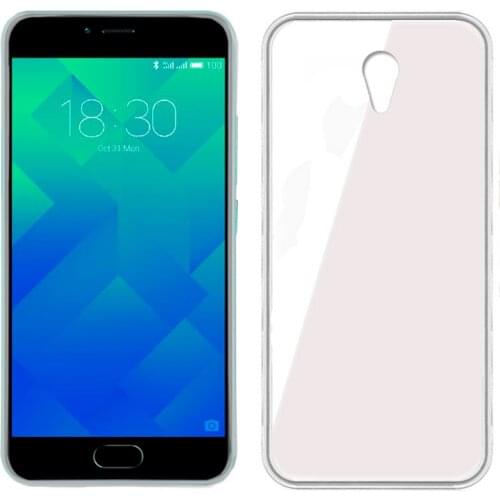 Silicone case Meizu M5 (Transparent, soft, shockproof