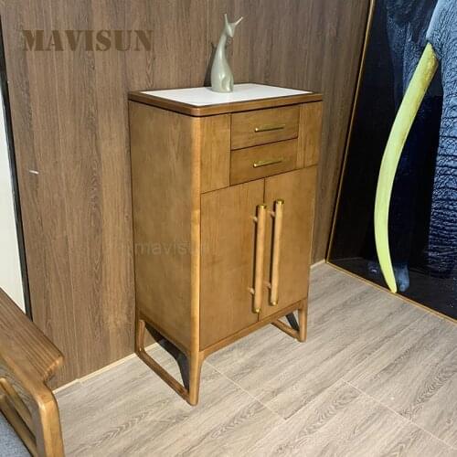 Modern Multifunctional Sideboard Cabinet Living Room Bedroom Decoration Storage Locker Rectangular Sideboard With 2 Doors