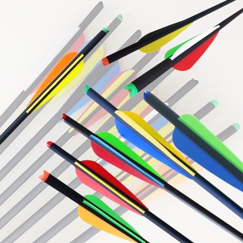 Archery Carbon Arrows Crossbow Bolts 22" for Professional Hunting Bow and Arrow