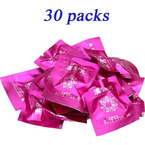30 Pcs Heat-Sealed Chinese Herbal Tampons Women’s Cleaning Points Tampons Vaginal Detox Pearls Uterine Detox Pearl Female Health