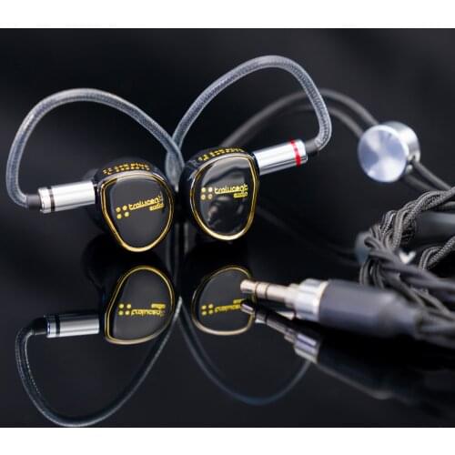 Tralucent Audio 1+X Plus HI-END 1BA + 1DD + 1PMD Hybrid Three Drivers In-Ear Earphone Monitors