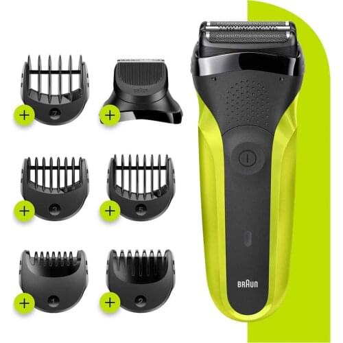 Braun Series 3 300 BT VTGRN 3 in1 Beard Shaper, Prof, Original, Epilator, Smooth Cut, Easy to Use