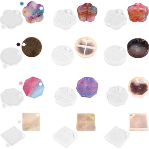 Rotating Storage Box Silicone Epoxy Mold Makeup Organizer Multi-layer Jewelry Display Storage Box Craft Making Tools