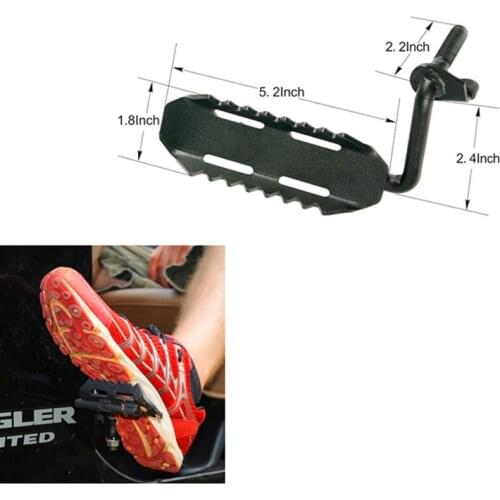 High quality 1 Piece Brand New Black Pedal Metal Pedal Left Side Foot Rest Kick Panel for Jeeep Wrangler 2007 - 2015