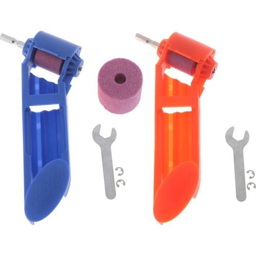 1PC Portable Drill Bit Sharpener Corundum Grinding Wheel Grinder Polishing Sharpener Stone Kit
