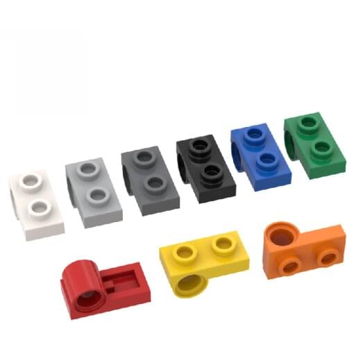 10PCS Bricks 18677 1x2 with a Hole Plate Parts DIYon the Bottom Side High-Tech Parts Compatible Brands Educational Parts Toys