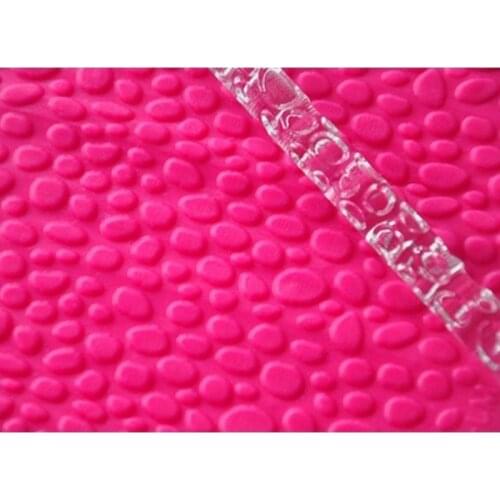 16cm Acrylic Rolling Pin Designed Fondant Cake Impression Rolling Pin Pastry Roller Embossing Baking Tools