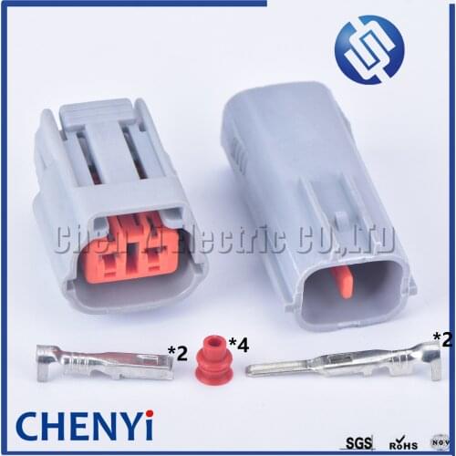 5 set Sumitomo 2 Pin Female or male Fog Light Plug Auto Waterproof Mazda RX7 FD Series CAS Sensor Connector 6195-0006 6195-0003