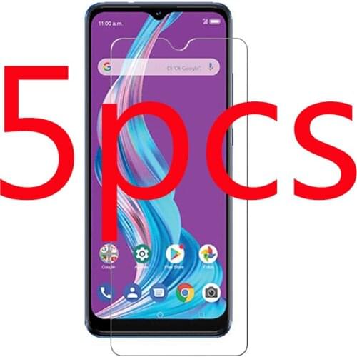 5PCS Full Glue Tempered Glass Clear For ZTE Blade A51 Protective Film Front Safety Shield Screen Protector On For ZTE Blade A71