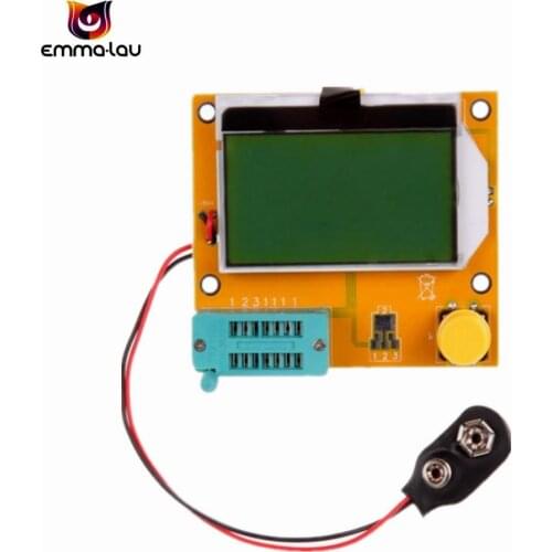 New LCR-T4 ESR Meter LCR Meter Transistor Tester Digital Mega328 M328 Diode Triode Capacitance Test Muiltmeter ESR MOS/PNP/NPN