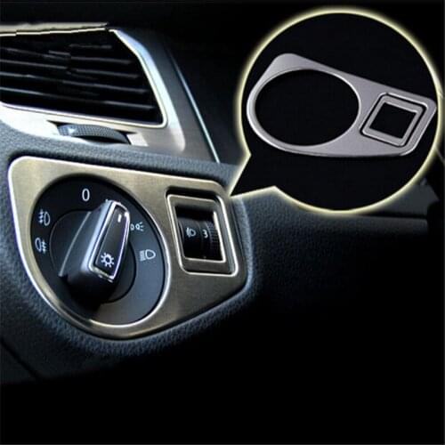 For Volkswagen VW Golf 7 2014-2016 lamp trim headlight switch decoration sticker for Golf 7 MK7 accessories