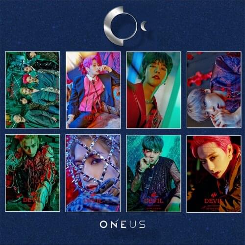 KPOP ONEUS RAVN Seoho LEE DO Keon Hee Hwan Woong XION New Album DEVIL Poster LIVED Self Sticking Newspaper Collection Poster