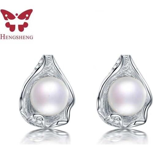 HENGSHENG Top Sale AAAA natural freshwater pearl earrings, fashion pearl jewelry, Women Earrings for Wedding/Party 4colors