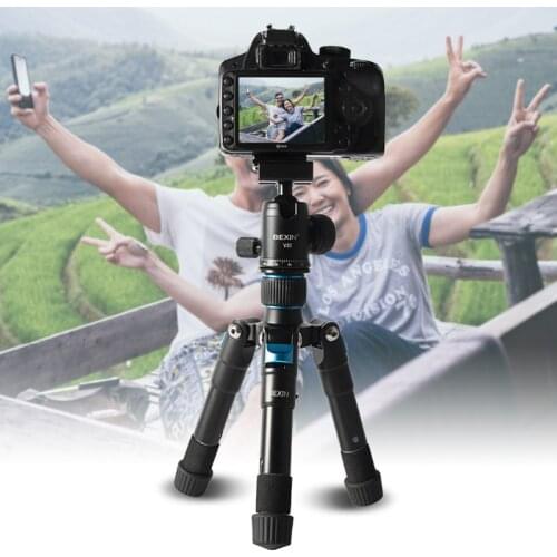 BEXIN MS08 mini tripod aluminum alloy travel light and flexible outdoor tripod with bluetooth,suitable for SLR camera smartphone
