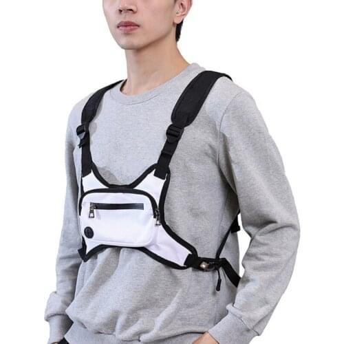 Chest Bag For Men Fashion Chest Rig Bag Pack Harness Reflective Utility Light Bags Newest